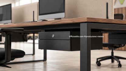 Picture of Double under-desk metal drawer unit