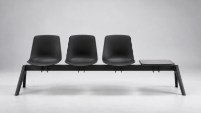 Picture of Java Plastic Bench 03 P + TAV Three-Seater Waiting Bench with Side Table