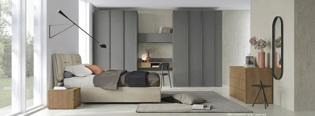 Armadio e moduli contenitivi con finiture contract