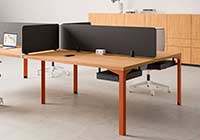 Linea 475 scrivanie operative premium e bench per ufficio