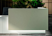Vista d'insieme di una composizione reception Lux
