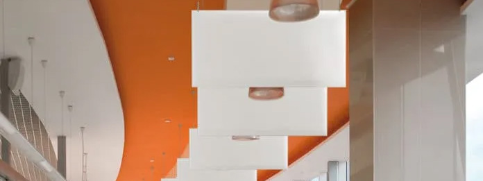 Baffle acustici verticali in open space