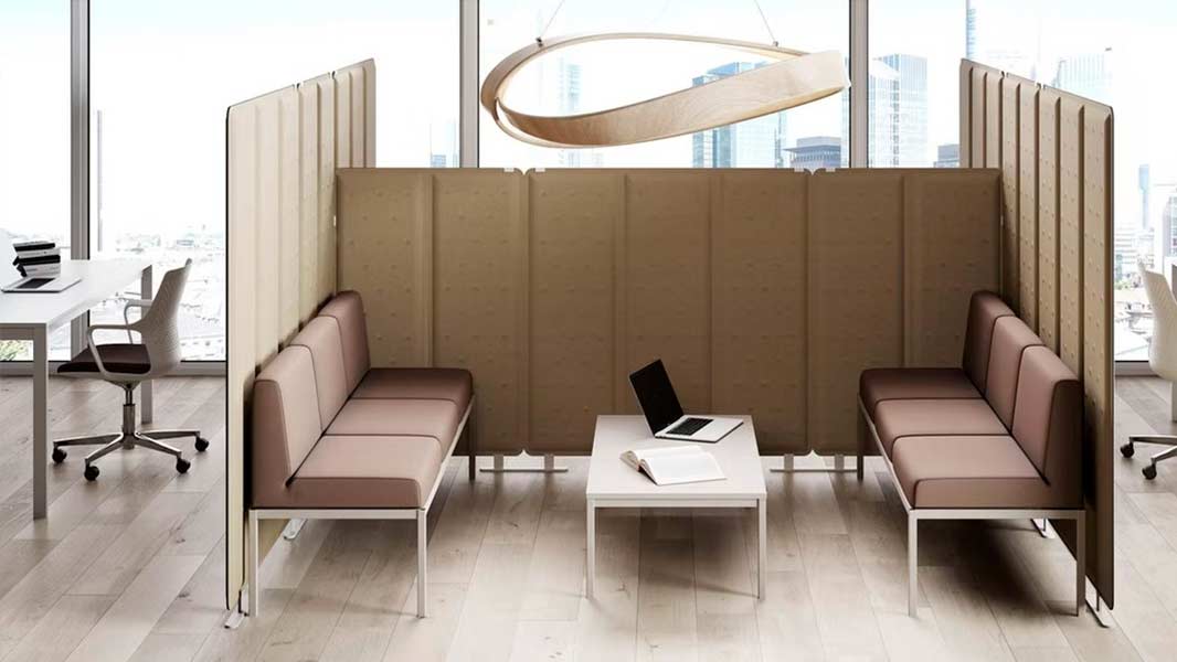 Divisori acustici in area reception