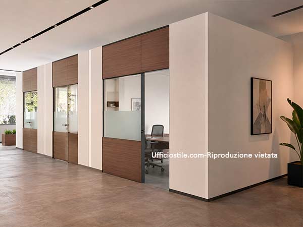 Pareti in cartongesso economiche installate in ufficio