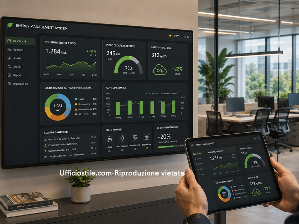 Dashboard di monitoraggio energetico per smart building