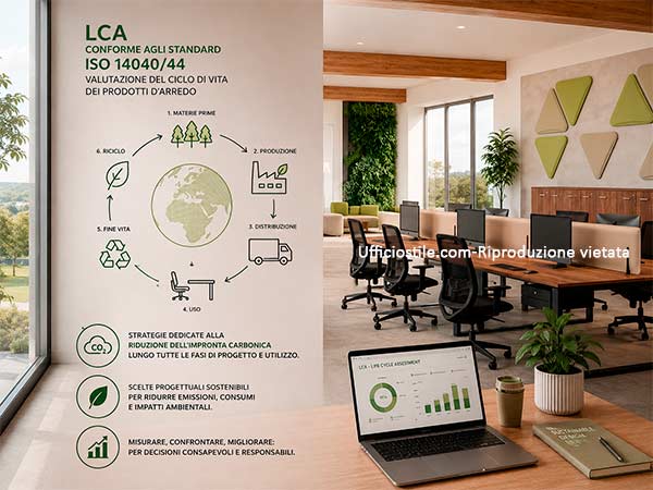 Documentazione tecnica LCA e parametri di progettazione sostenibile per uffici
