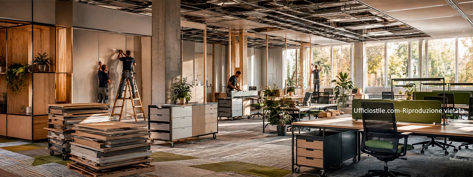 Ambiente di lavoro progettato con criteri ESG