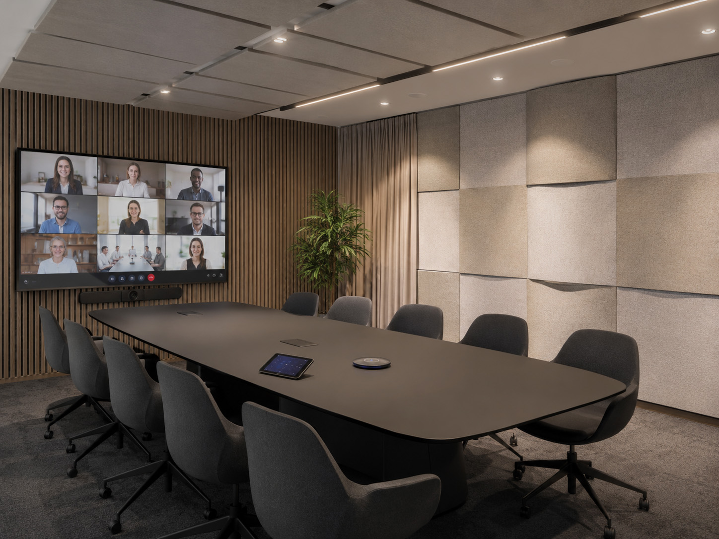 Installazione tecnica di pannelli acustici certificati
