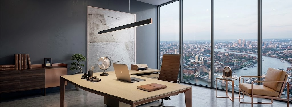 Postazione digitale con illuminazione regolabile e superfici anti-riflesso