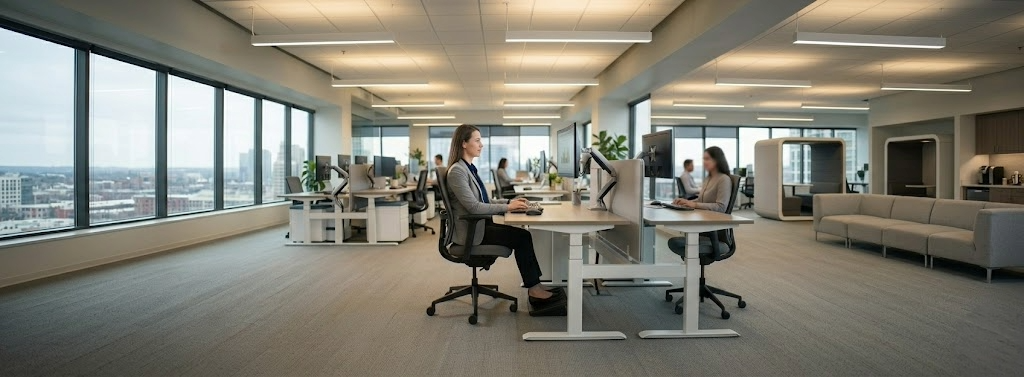 Ambiente di lavoro conforme alle norme UNI EN ISO
