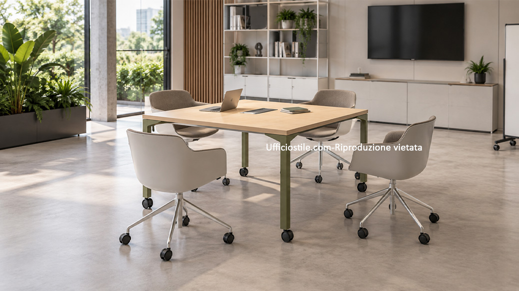 Sala multifunzione riconfigurabile per meeting formazione e workshop