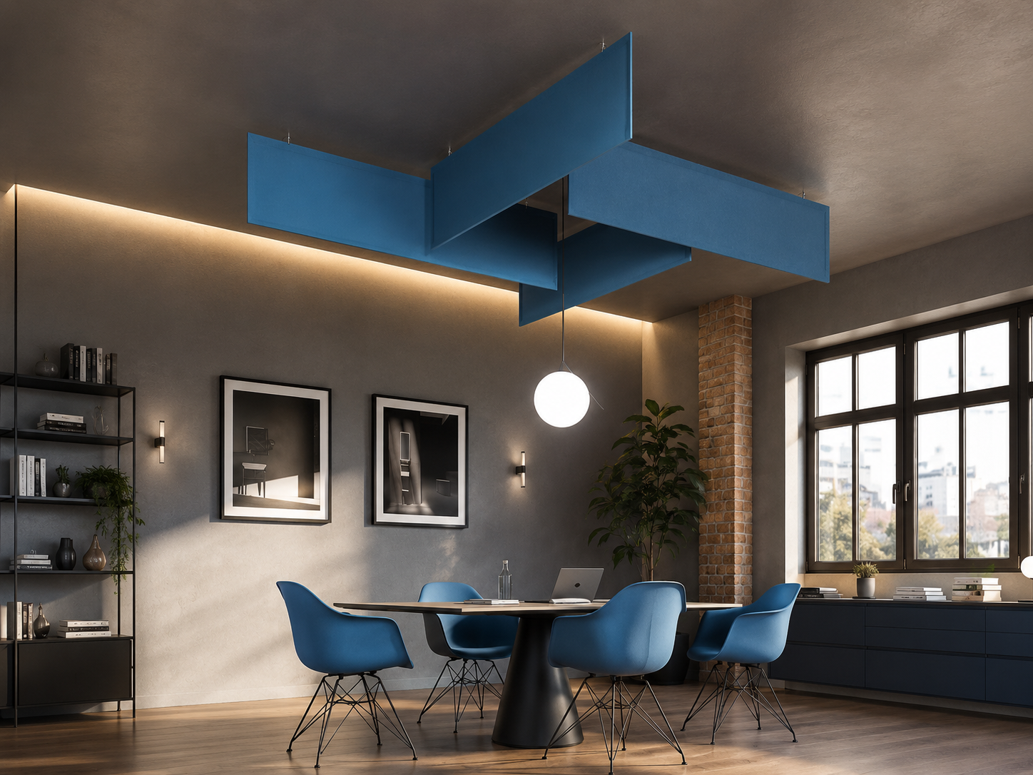 Installazione di pannelli acustici su pareti e soffitti