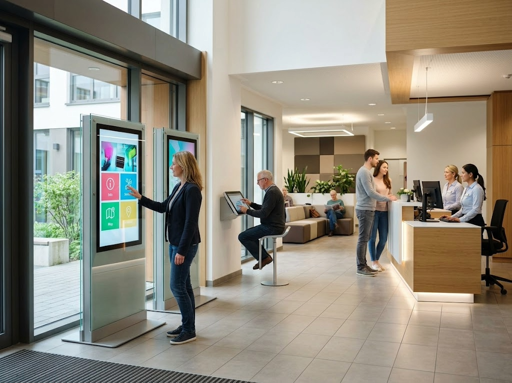 Front office con totem e servizi digitali