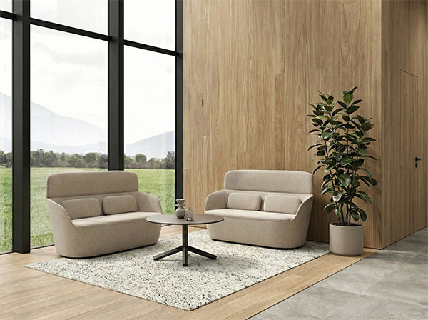 Configurazioni tipiche di sedute attesa e lounge in reception e studi