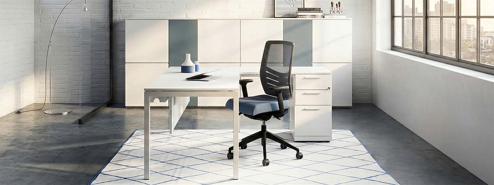 Parete di lockers modulari per ambienti di hot-desking