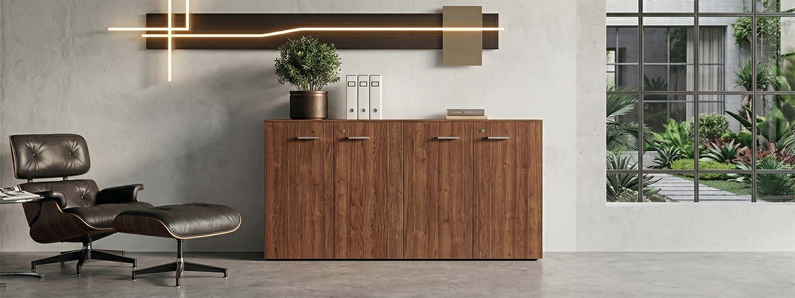 Contenitori verticali salvaspazio coordinati con l’arredo