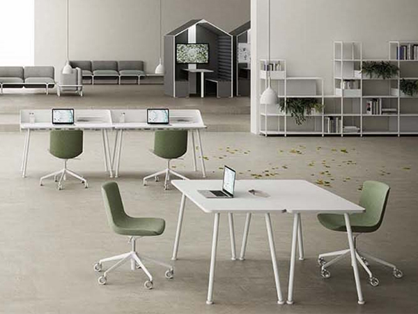 Layout collaborativi con tavoli condivisi