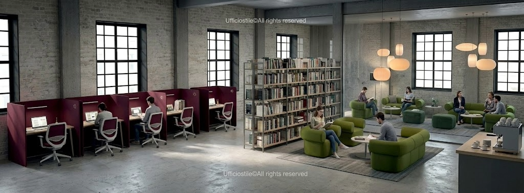 Zone silenziose e aree “comfort study”